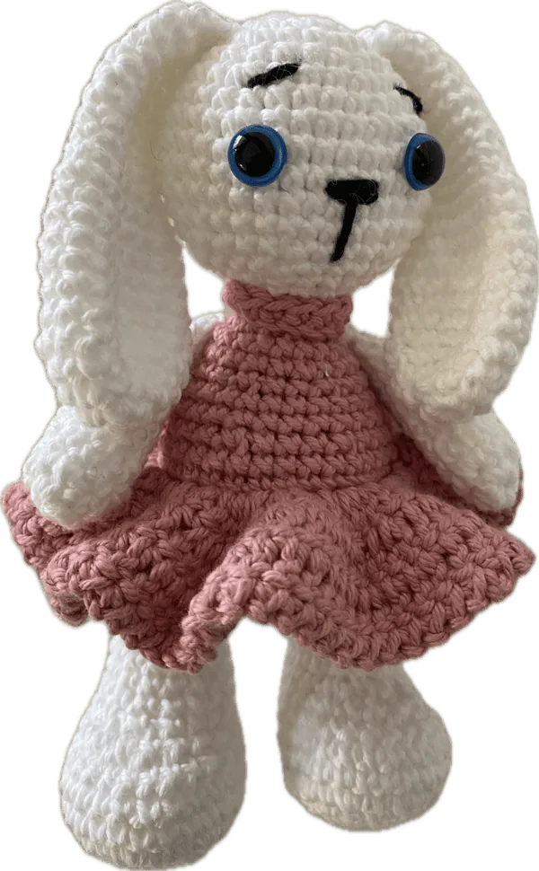 Nuvola amigurumi all'uncinetto fatto a mano